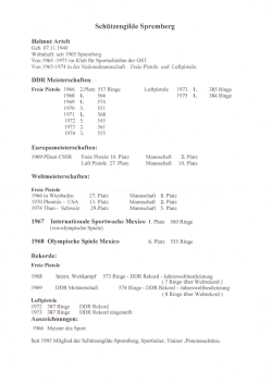 Helmut Artelt - Schützengilde zu Spremberg