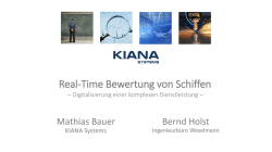 Real-Time Bewertung von Schiffen