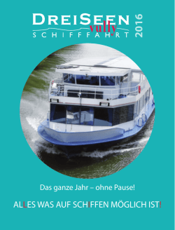 Jahresprogramm 2016