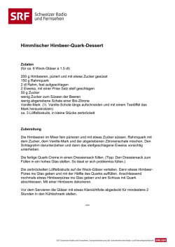 Himmlischer Himbeer-Quark