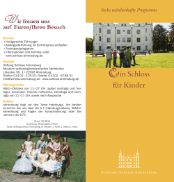 Ein Schloss f&uuml;r Kinder