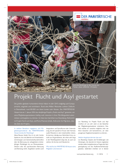 Projekt Flucht und Asyl gestartet