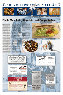eine Spezialit&auml;t aus dem Meer.