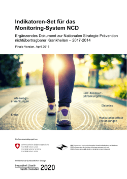 Indikatoren-Set für das Monitoring-System NCD