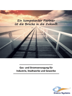 Imagebrosch&uuml;re - Enerco Systems GmbH & Co. KG