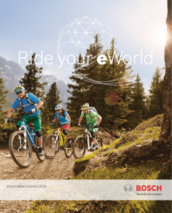 Bosch eBike Systems 2016