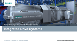 Integrated Drive Systems