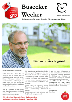 Busecker Wecker, Ausgabe Dezember 2015 (PDF