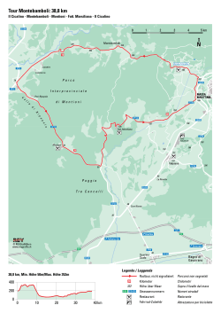 Tour Montebamboli: 38,8 km