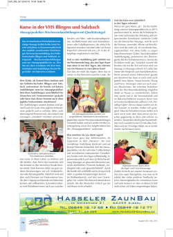 Ausgabe 205 / Mai 2015 - Massage Institut Koble