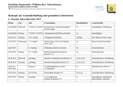 Konzept zur Gesunderhaltung und gesunden Lebensweise 6