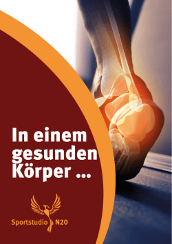 In einem gesunden K&ouml;rper