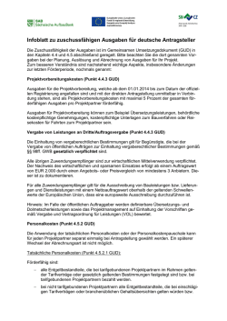 Infoblatt zu zuschussf&auml;higen Ausgaben f&uuml;r deutsche Antragsteller