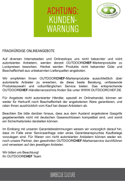 PDF Kundenwarnung OUTOORCHEF