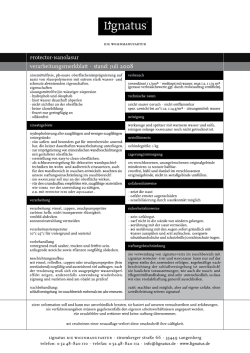 Technisches Datenblatt Protector Nanolasur - Lignatus