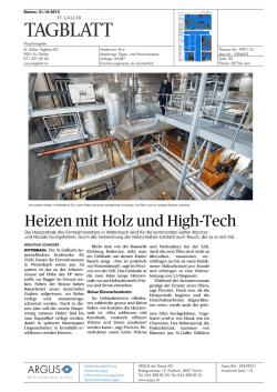 Heizen mit Holz und High-Tech