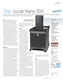 Test: Lucas Nano 300
