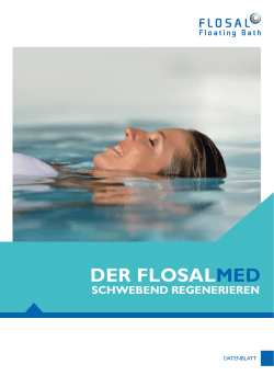 der flosalmed - FLOSAL Floating Bath GmbH