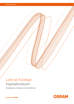 Licht ist FLEXibel Inspirationsbuch