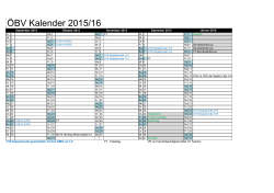 ÖBV Kalender 2015/16