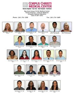 Graduate class wo pgr.psd - Corpus Christi Medical Center