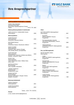 Ihre Ansprechpartner