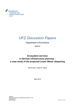 Ecosystem services in German infrastructure planning