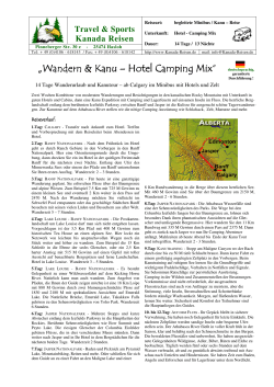 Wandern & Kanu Wandern & Kanu – Hotel Camping Mix Camping