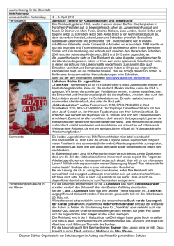 Druckversion Dirk Reinhardt Sekundarstufe I
