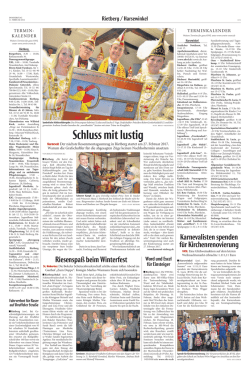 NW – Schlüsselübergabe 11.02.2016