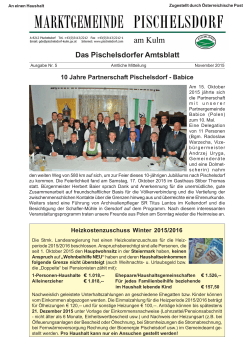 Pischelsdorfer Amtsblatt 5-2015
