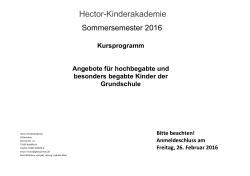 Hector-Kinderakademie - grundschule Buchholz