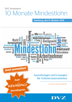 10 Monate Mindestlohn