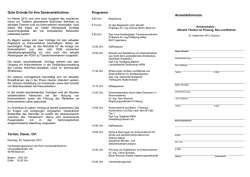 Gute Gr&uuml;nde f&uuml;r Ihre Seminarteilnahme Termin, Dauer, Ort