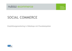 social commerce - beim eBusiness