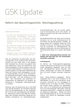GSK Update_Reform des - GSK Stockmann + Kollegen