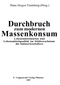 Durchbruch Massenkonsum