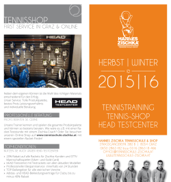 HEAD TESTCENTER - Hannes Zischka Tennisschule und Tennisshop
