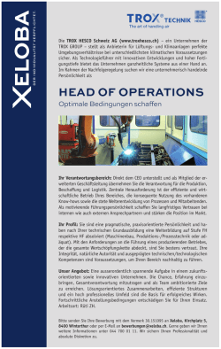 HEAD OF OPERATIONS