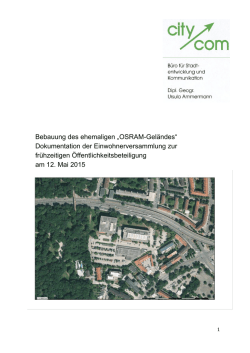 Bebauung des ehemaligen &bdquo;OSRAM-Gel&auml;ndes