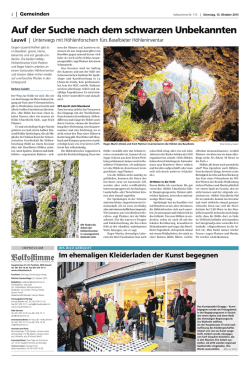 Im ehemaligen Kleiderladen der Kunst begegnen