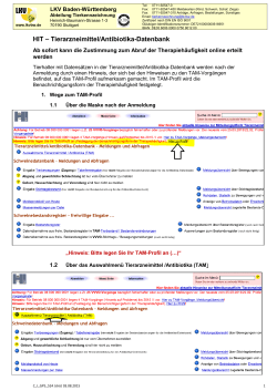 Benachrichtigungsform der Therapiehäufigkeit