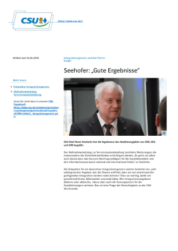 Integrationsgesetz und Anti-Terror-Kampf