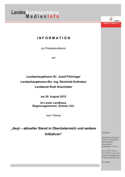 information - Land Ober&ouml;sterreich