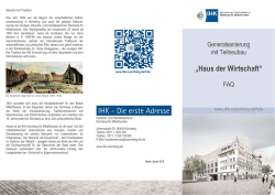 Haus der Wirtschaft - IHK N&uuml;rnberg f&uuml;r Mittelfranken