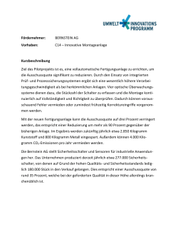 Kurzbeschreibung BERNSTEIN AG PDF