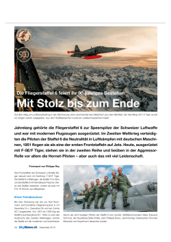 Mit Stolz bis zum Ende