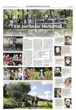 Ein perfekter Herbsttag im Kalltal