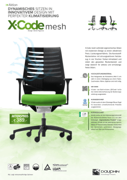 dynamisches sitzen in innovativem design mit perfekter klimatisierung