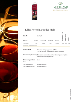 Edler Rotwein aus der Pfalz